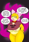 anthro big_breasts breasts clothed clothing female lips profanity skimpy slightly_chubby small_shirt solo text thick_lips bloodred739 mario_bros nintendo koopaling wendy_o._koopa koopa scalie absurd_res english_text hi_res