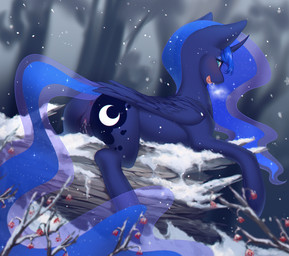 anus blue_body blue_eyes blue_feathers blue_hair blue_wings blush bodily_fluids butt cutie_mark drooling ethereal_hair ethereal_tail feathered_wings feathers female feral genital_fluids genitals hair hooves horn log lying on_front outside quadruped saliva snow solo tongue tongue_out unicorn_horn vaginal_fluids vulva wings wood mashiro_sssinohu friendship_is_magic hasbro my_little_pony mythology princess_luna_(mlp) equid equine horse mammal mythological_creature mythological_equine pony winged_unicorn 2021 hi_res