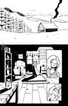 anthro cabin charlotte_gold comic daughter_(lore) duo female forest hi_res jamil_gonzalez lagomorph leporid mammal monochrome mother_(lore) mother_and_child_(lore) mother_and_daughter_(lore) mountain parent_(lore) parent_and_child_(lore) parent_and_daughter_(lore) plant rabbit samantha_gold snow the_tale_of_jasper_gold tree western wild_west winter