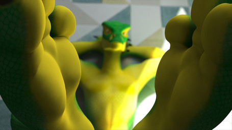 3_toes anthro barefoot claws feet foot_fetish foot_focus green_body green_scales hands_behind_head humanoid_feet looking_at_viewer lying male multicolored_body nude on_back paws plantigrade scales simple_background soles solo toes wings yellow_body yellow_eyes yellow_scales diablo_the_rex grey_(diablo_the_rex) lizard reptile scalie snake 16:9 3d_(artwork) digital_media_(artwork) hi_res widescreen