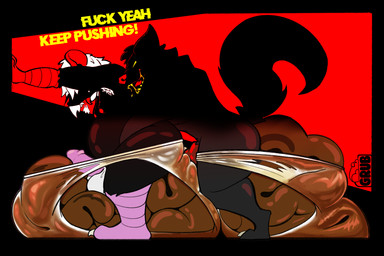 bodily_fluids briefs clothing duo excessive_feces feces feces_in_ass feces_on_body feces_on_butt feces_on_penis genitals hyper hyper_feces male penis pooping soiling soiling_underwear text underwear grubbs mythology canid canine mammal murid murine mythological_canine mythological_creature rat rodent werecanid werecanine werecreature werewolf 2025 3:2 absurd_res english_text hi_res
