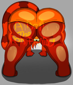 all_fours anthro bent_over big_butt bodily_fluids bottomwear butt clothing femboy looking_at_viewer male musky_butt orange_bottomwear orange_clothing orange_shorts shorts solo sweat sweaty_butt aidantheredpanda femboy_hooters aidan_the_red_panda ailurid mammal red_panda hi_res