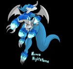 alternate_color big_breasts breasts female fusion solo nuwa_nightstone_(artist) bandai_namco digimon fan_character digimon_(species) exveemon flamedramon absurd_res hi_res