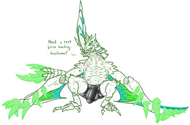 balls big_balls big_bulge big_penis big_tail bottomwear bulge clothed clothing detailed_bulge feral genitals glistening glistening_bottomwear glistening_clothing glistening_shorts glistening_underwear latex latex_bottomwear latex_clothing latex_shorts latex_underwear looking_at_viewer male non-mammal_balls paws penis revealing_outfit seductive shiny_bulge shorts skimpy solo spread_legs spreading tail talking_to_viewer teasing text tight_bottomwear tight_bulges tight_clothing tight_shorts tight_underwear underwear conditional_dnp samagthrav2 capcom european_mythology monster_hunter mythology astalos dragon flying_wyvern mythological_creature mythological_scalie scalie western_dragon wyvern absurd_res english_text hi_res