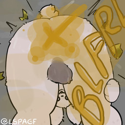 anthro anus balls bent_over bodily_fluids brown_fart_cloud bulge bulge_from_behind butt clothing darkened_balls darkened_genitalia fart fart_cloud fart_fetish farting_at_viewer genitals grey_background leg_grab male presenting ripped_underwear scut_tail short_tail simple_background solo sweat sweaty_butt tail thigh_grab torn_clothing torn_underwear underwear white_body lspagf big_fat_stinky_unwashed_sweaty_bunny_(lspagf) animal_humanoid humanoid lagomorph lagomorph_humanoid leporid mammal mammal_humanoid rabbit 1:1 absurd_res hi_res