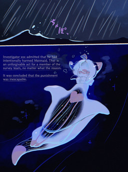 2_panel_comic blush blush_lines heart_symbol intersex pink_body pink_eyes raining sea solo tail text translucent translucent_body translucent_tail underwater water white_body rurupo aquatic aquatic_gastropod clione fish gastropod humanoid mollusk sea_angel sea_slug slug 2026 absurd_res alternate_version_at_source comic english_text hi_res japanese_text multiple_scenes herm_(lore)