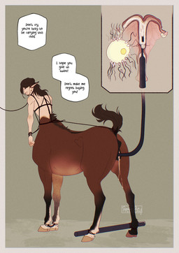 andromorph andromorph_impregnation andromorph_taur anus artificial_insemination bodily_fluids brown_body cervical_penetration cum cum_in_uterus cum_in_vagina cum_inside equine_anus facial_hair forced forced_impregnation genital_fluids genitals green_background harness hooves impregnation internal intersex intersex_taur nude_andromorph nude_taur penetration puffy_anus rear_view sad simple_background solo submissive submissive_andromorph submissive_intersex submissive_taur text upset uterus vulva prettyboy european_mythology greek_mythology mythology centaur equid equid_taur equine equine_taur horse horse_taur humanoid_taur mammal mammal_taur taur english_text hi_res trans_(lore) trans_man_(lore)