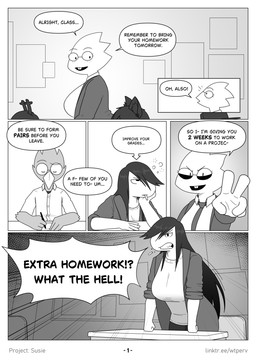 angry anthro bored classroom classroom_desk desk dialogue eyelashes eyewear female freckled_face freckles furniture gesture glasses group hand_gesture long_eyelashes male piercing school speech_bubble student table teacher text v_sign yelling wtperv deltarune undertale_(series) alphys berdly catti_cattenheimer jockington_(deltarune) noelle_holiday susie_(deltarune) avian bird deer dinosaur domestic_cat felid feline felis mammal monster prehistoric_species reptile scalie snake 2026 comic english_text greyscale hi_res monochrome url