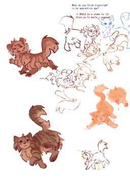 adult_on_young age_difference annoyed anus balls blush blush_lines bodily_fluids brown_body brown_fur butt dripping duo embarrassed female feral feral_on_feral forced frown fur genital_fluids genitals group inner_ear_fluff male male/female male/male orange_body orange_fur penile_spines penis precum precum_drip raised_tail rape rear_view sex sketchy solo spread_legs spreading tail teary_eyes text trio tuft unwanted_arousal urine young young_feral young_male conditional_dnp waterthissport warriors_(book_series) bluestar_(warriors) brambleclaw_(warriors) firestar_(warriors) tigerstar_(the_prophecies_begin) domestic_cat felid feline felis mammal tabby_cat english_text guide_lines hi_res multiple_images sketch sketch_page