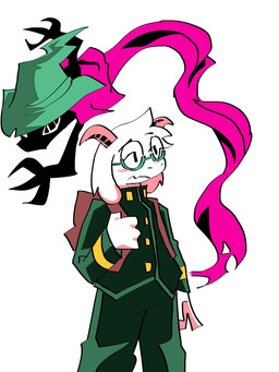 anthro asian_clothing backpack clothing cosplay duo east_asian_clothing eyewear fur gakuran glasses hat headgear headwear horn japanese_clothing japanese_school_uniform male scarf school_uniform simple_background uniform white_background white_body white_fur dillmen101 deltarune diamond_is_unbreakable jojo's_bizarre_adventure undertale_(series) koichi_hirose ralsei bovid caprine darkner goat mammal stand_(jjba) 3:4 hi_res portrait three-quarter_portrait