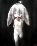 amputee anthro blood bodily_fluids carrot cum disability female flat_chested food genital_fluids genitals nude plant pussy solo vegetable young young_anthro koishi_chikasa 4:5