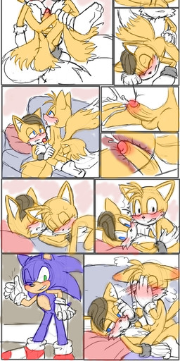 2_tails 5_fingers against_surface against_wall all_fours anal anal_orgasm anal_penetration anthro anthro_on_anthro anthro_penetrated anthro_penetrating anthro_penetrating_anthro aphrodisiac ass_up balls being_watched black_eyes black_nose blue_eyes blush bodily_fluids book breath brown_hair chest_tuft clothing covering covering_face crossed_arms cum cum_in_ass cum_inside cum_on_chest cum_while_penetrated cumshot dipstick_tail doggystyle duo_focus ejaculation ellipsis embarrassed erection exclamation_point eye_contact fingers fist footwear from_behind_position frown fur furniture gear genital_fluids genitals gesture gloves group hair half-closed_eyes hand_gesture hand_on_chest hand_on_head hand_on_side hands-free handwear heart_symbol holding_book holding_object hug internal invention leaning leaning_forward licking light_bulb lightning_bolt looking_at_another looking_away looking_pleasured looking_up lying machine male male/male male_penetrated male_penetrating male_penetrating_male markings multi_tail multicolored_tail multiple_positions narrowed_eyes on_back onomatopoeia oral orgasm penetration penile penis penis_lick pillow question_mark reading reading_book red_clothing red_footwear selfcest sex sitting sofa sound_effects square_crossover standing standing_sex stool tail tail_markings text thumbs_up tongue tongue_out tuft vein veiny_penis versatile white_body white_clothing white_fur white_gloves white_handwear yellow_balls yellow_body yellow_fur yellow_penis angelofhapiness archie_comics sega sonic_the_hedgehog_(archie) sonic_the_hedgehog_(comics) sonic_the_hedgehog_(series) miles_prower miles_prower_(anti-tails) sonic_the_hedgehog canid canine eulipotyphlan fox hedgehog mammal red_fox true_fox 2020 absurd_res comic hi_res long_image tall_image