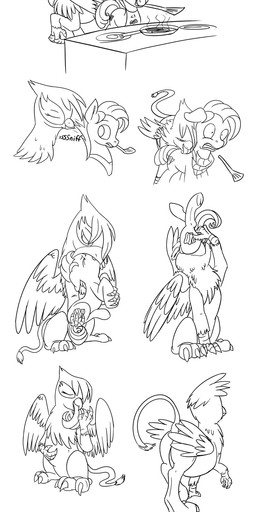 bacon dialogue eight_frame_image extended_sound_effect female feral food group head_first hooves male meat onomatopoeia oral_vore partially_inside simple_background sniffing soft_vore sound_effect_variant sound_effects species_in_dialogue tail text trio underhoof vore white_background wings ponythroat friendship_is_magic hasbro my_little_pony mythology gilda_(mlp) pan_sizzle rainbow_dash_(mlp) avian equid equine gryphon horse mammal mythological_avian mythological_creature mythological_equine pegasus pony absurd_res black_and_white english_text hi_res monochrome