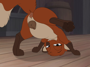 animal_genitalia animal_vulva anus bedroom_eyes black_eyes black_markings black_nose butt canine_genitalia canine_vulva countershade_face countershade_torso countershading dipstick_ears dipstick_tail ear_markings eyebrows female feral fur genitals gloves_(marking) head_tuft leg_markings looking_at_viewer looking_back looking_back_at_viewer looking_through looking_through_legs looking_through_legs_at_viewer markings multicolored_body multicolored_ears narrowed_eyes orange_body orange_fur pawpads pregnant pregnant_female pregnant_feral presenting presenting_hindquarters quadruped raised_leg rear_view red_body seductive socks_(marking) solo tail tail_markings teeth tuft two_tone_body underage_pregnancy vulva white_body white_countershading white_markings young skateryena jungledyret_hugo rita_(jungledyret) canid canine european_red_fox fox mammal red_fox true_fox 2025 hi_res