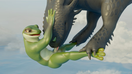 anthro anthro_on_feral anthro_penetrated anthro_penetrating anthro_penetrating_feral balls bestiality duo erection feet fellatio feral feral_penetrated fingers flying genitals green_body half-closed_eyes hand_on_head holding_both_legs humanoid_genitalia humanoid_penis larger_feral larger_penetrated male male/male male_penetrated male_penetrating male_penetrating_male narrowed_eyes nude open_mouth oral oral_penetration outdoor_nudity outside outside_sex penetration penile penile_penetration penis sex size_difference smaller_anthro smile toes tongue tongue_out tongue_out_fellatio no-name-no-problem dreamworks european_mythology how_to_train_your_dragon mythology toothless amphibian dragon frog fury_(httyd) mythological_creature mythological_scalie night_fury scalie western_dragon 16:9 3d_(artwork) digital_media_(artwork) hi_res widescreen