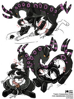absorption_vore alternate_color anal anal_penetration animal_genitalia animal_penis anthro bestiality bodily_fluids consentacles cum cum_inflation cum_inside cum_inside_prey duo equine_genitalia equine_penis feral feral_penetrating frenum_ladder frenum_piercing genital_fluids genital_piercing genitals heart_symbol inflation internal interspecies ladder_piercing latex male male/male male_penetrated oral patreon_logo penetration penis penis_piercing piercing pokephilia size_difference suit_transformation tentacles text three_frame_image three_frame_sequence transformation transformation_sequence vore conditional_dnp lustylamb nintendo patreon pokemon generation_5_pokemon pokemon_(species) scolipede 2020 3:4 english_text hi_res sequence