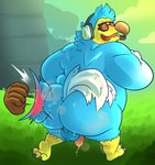 anthro bodily_fluids chubby_cheeks dripping genital_fluids genitals leaking_precum male nude nude_male penis precum precum_drip slightly_chubby slightly_chubby_male smack smacking_ass solo haxsmack animal_crossing nintendo wilbur_(animal_crossing) avian bird columbid dodo recently_extinct_species hi_res