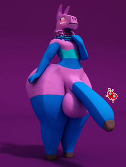 anthro balls big_balls big_penis blush femboy genitals huge_penis hyper hyper_genitalia hyper_penis male male_anthro penis pinata purple_background simple_background solo anthroanim epic_games fortnite loot_llama_(fortnite) animate_inanimate camelid living_pinata llama mammal 3:4 3d_(artwork) digital_media_(artwork) hi_res unavailable_at_source