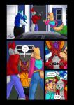 anthro butt clothed clothing dialogue fur hair kissing male male/male open_mouth red_body red_fur smile teeth text tongue topwear fuzzdrake101 emerson_palmer_(character) nivek bird_dog canid canine canis domestic_dog fox golden_retriever hunting_dog mammal retriever comic digital_media_(artwork) english_text hi_res