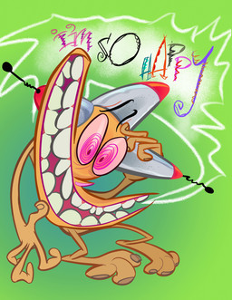 3_toes 4_fingers anthro creepy deformed deformed_face dialogue feet fingernails fingers male metal_helmet mind_control nails pink_eyes solo spiral spiral_eyes spiral_pupils tan_body teeth text toenails toes toony wide_mouth john_k nickelodeon ren_and_stimpy ren_höek 2021 english_text hi_res