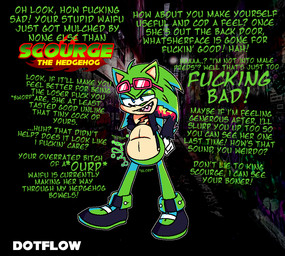 anthro burping clothing cuck_vore cuckold_pov degradation dialogue digestion digestion_noises excessive_text eyewear eyewear_on_head female female_prey green_body implied_disposal insult insulting_viewer jacket leather leather_clothing leather_jacket leather_topwear male male_pred mockery photo_background profanity sharp_teeth solo sunglasses sunglasses_on_head talking_to_viewer teasing teasing_viewer teeth text toony topwear vore wearing_sunglasses weight_gain dotflow_(artist) archie_comics sega sonic_the_hedgehog_(archie) sonic_the_hedgehog_(comics) sonic_the_hedgehog_(series) scourge_the_hedgehog eulipotyphlan hedgehog mammal english_text mixed_media photography_(artwork)