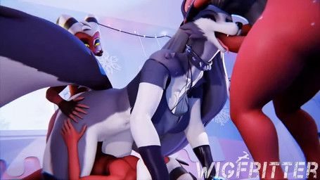 2_horns 5_fingers all_fours all_three_filled anal anal_penetration anthro anthro_focus anthro_on_top anthro_penetrated arm_tuft black_body black_clothing black_collar black_ears black_eyebrows black_eyelids black_eyeshadow black_fingerless_gloves black_fur black_gloves black_handwear black_horn black_nose black_spiked_collar black_tail black_topwear bottomless bottomless_anthro bottomless_female breasts butt cheek_tuft cleavage clothed clothing collar collarbone double_penetration erection eyebrows eyeshadow facial_tuft fangs fellatio female female_anthro female_focus female_on_humanoid female_on_top female_penetrated fingerless_gloves fingers foursome from_behind_position fur gangbang genitals gloves gloves_only grey_body grey_fur grey_hair group group_sex hair hand_on_butt hand_on_head hand_on_leg hand_on_thigh handwear handwear_only horn humanoid_on_anthro humanoid_on_bottom humanoid_penetrating humanoid_penetrating_anthro humanoid_penetrating_female indoor_nudity indoor_sex inner_ear_fluff inside irrumatio long_hair lying makeup male male/female male_humanoid male_on_anthro male_on_bottom male_penetrating male_penetrating_anthro male_penetrating_female mmmf_foursome mostly_nude mostly_nude_humanoid mostly_nude_male multicolored_body multicolored_ears multicolored_fur multicolored_horn multicolored_tail music navel nude nude_humanoid nude_male on_back on_bottom on_top oral oral_penetration penetration penile penile_penetration penis penis_in_ass penis_in_mouth penis_in_vagina pink_inner_ear pink_tongue pupils red_body red_sclera red_tail sex shoulder_tuft slit_pupils solo_focus spiked_collar spikes spitroast striped_horn stripes tail tail_aside teeth text tongue tongue_out tongue_out_fellatio topwear triple_penetration tuft vaginal vaginal_penetration white_body white_eyes white_fur white_hair white_horn white_inner_ear_fluff white_tail yellow_eyes sound_warning wigfritter bordeaux_black_(va) hentaudio_(va) sed2116_(va) valorlynz_(modeler) hellaverse helluva_boss mythology loona_(helluva_boss) moxxie_(helluva_boss) canid canid_demon canine demon hellhound humanoid imp mammal mythological_canine mythological_creature 16:9 2025 3d_(artwork) 3d_animation animated artist_name background_music digital_media_(artwork) high_framerate loop short_playtime sound voice_acted watermark webm widescreen