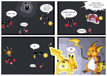 :d ambiguous_gender anal anal_penetration dark evolutionary_family featureless_crotch fur group idea light light_bulb penetration question_mark smile tail text yellow_body yellow_fur unknown_artist nintendo pokemon generation_1_pokemon generation_2_pokemon mammal pichu pikachu pokemon_(species) raichu rodent comic english_text