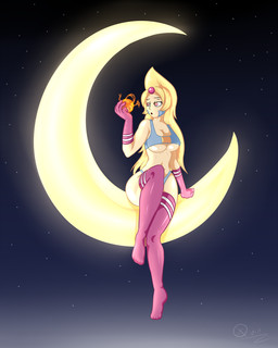 alternate_species blonde_hair breasts clothing female footwear gloves hair handwear humanized legwear long_hair moon night not_furry open_mouth pink_eyes socks solo stockings sun under_boob conditional_dnp quin-nsfw nintendo pokemon cresselia generation_4_pokemon human legendary_pokemon mammal pokemon_(species) 4:5 absurd_res digital_media_(artwork) hi_res