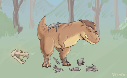 3_fingers 3_toes armor discomfort feet feral feral_transformation fingers forest forest_background fur fur_growth group growth looking_down male mid_transformation nature nature_background nude orange_body plant size_transformation solo species_transformation toes transformation transformation_by_object tree uncomfortable mulveyyy terraria dinosaur dromaeosaurid prehistoric_species reptile saurischian scalie theropod tyrannosaurid tyrannosauroid tyrannosaurus tyrannosaurus_rex hi_res
