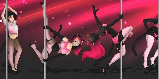 anthro basic_sequence big_breasts big_butt bimbofication black_body black_fur blowing_kiss brainwashing breast_expansion breasts butt butt_expansion clothing corruption dancing expansion eyewear female five_frame_image five_frame_sequence footwear fur gender_transformation glasses growth hair hair_growth human_to_anthro legwear light_body light_skin linear_sequence lingerie looking_at_viewer mtf_transformation multi_frame_sequence one_eye_closed pole pole_dancing socks solo species_transformation stripper stripper_pole thick_thighs thigh_highs thigh_socks transformation transformation_sequence wide_hips wink luxianne deiser animal_humanoid cat_humanoid domestic_cat felid felid_humanoid feline feline_humanoid felis humanoid mammal mammal_humanoid 2021 absurd_res hi_res sequence