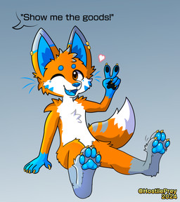 4_toes anthro chibi claws feet foot_focus male pawpads paws solo toe_claws toes kitsumuji_ceher canid canine fox mammal red_fox true_fox absurd_res hi_res