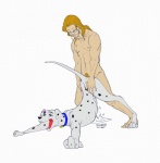 101_dalmatians 4_claws 4_toes ahegao all_fours ass_up bestiality black_nose blonde_hair bodily_fluids butt butt_grab canid canine canis claws collar cum cum_drip cum_in_pussy cum_inside cum_on_ground cum_pool dalmatian disney dog_tags doggystyle domestic_dog dripping duo excessive_cum excessive_genital_fluids eyes_rolling_back eyewear feet female female_on_human female_penetrated feral feral_penetrated floppy_ears from_behind_position fur genital_fluids glasses gwon hair hand_on_butt hi_res human human_on_feral human_penetrating human_penetrating_feral interspecies looking_pleasured lying male male/female male_on_feral male_penetrating male_penetrating_female mammal markings moan narrowed_eyes on_front open_mouth paws penetration penile penile_penetration penis_in_pussy perdita raised_tail seductive sex simple_background smile spots spotted_body spotted_fur tail tail_aside toes tongue tongue_out vaginal vaginal_penetration white_body white_fur