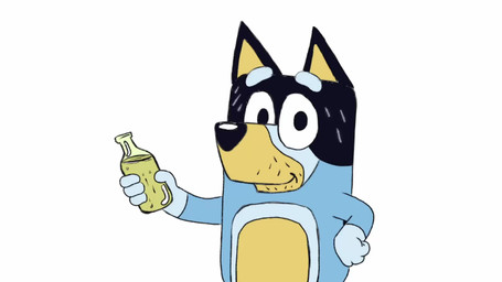 anthro beverage black_body black_fur blue_body blue_fur bodily_fluids creepy drinking drooling fangs fur male nightmare_fuel red_eyes saliva scary shitpost simple_background solo soul_devouring_eyes style_change tan_body tan_fur teeth what what_has_science_done where_is_your_god_now white_background why coydog_(artist) bluey_(series) bandit_heeler australian_cattle_dog canid canine canis cattledog domestic_dog herding_dog mammal pastoral_dog 16:9 2023 animated hi_res lol_comments meme short_playtime sound video widescreen