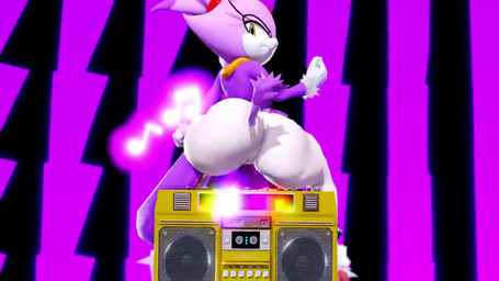 anthro asymmetrical_transformation big_butt boombox bouncing_butt butt butt_expansion butt_jiggle determined expansion eyelashes female fist forehead_gem gem gold_boombox_(prevence) huge_butt hyper hyper_butt jiggling long_eyelashes looking_back musical_note musical_symbol solo symbol thick_thighs twerking prevence sega sonic_the_hedgehog_(series) blaze_the_cat domestic_cat felid feline felis mammal 16:9 3d_(artwork) 3d_animation animated digital_media_(artwork) no_sound short_playtime video widescreen