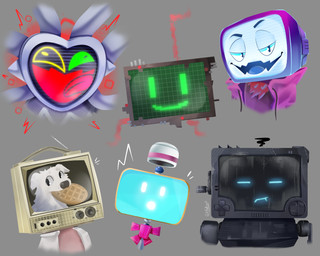 accessory computer electronics food for_a_head group laugh necktie screen screen_face smile television waffle vizorflarf cc-by-nc-nd creative_commons inscryption mario_and_luigi:_brothership mario_and_luigi_(series) mario_bros minecraft:_story_mode nintendo directdoggo hobo_(dialtown) monita_(nintendoland) p03_(inscryption) pama_(minecraft) pyrocynical reclusa_(mario) canid canine canis domestic_dog mammal object_head screen_head tv_head 2026 5:4 hi_res tagme
