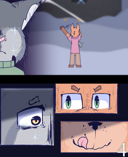 anthro bodily_fluids close-up clothing duo frustrated fur green_eyes grey_body grey_fur licking looking_at_another looking_down male male/male mischievous_smile orange_body orange_fur simple_background snow sweater tears tongue topwear yellow_eyes mattdraws7 disney zootopia nick_wilde pawbert_lynxley canada_lynx canid canine felid feline fox lynx mammal red_fox true_fox comic hi_res