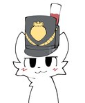 1800s :3 anthro armor blush british fur headgear helmet looking_at_viewer male napoleonic simple_background solo united_kingdom white_background white_body white_fur callmetatsuo boy_kisser_(meme) silly_cat_(mauzymice) 2024 digital_media_(artwork) hi_res meme