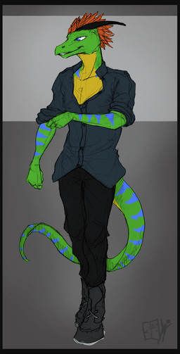 anthro blue_eyes clothing digitigrade dragon drake green_scales lethal_doors male scalie zelryem
Rating: Safe
Score: 1
User: Zelryem
Date: April 22, 2014