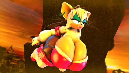 anthro big_breasts big_butt breasts butt claws ear_piercing ear_ring fangs female flying hair half-closed_eyes huge_breasts huge_butt messy_hair narrowed_eyes piercing pumpkin_hill ring_piercing solo teeth thick_thighs rocketspuff kabalmystic_(modeler) sega sonic_the_hedgehog_(series) rouge_the_bat rouge_the_werebat bat mammal werebat werecreature 16:9 3d_(artwork) digital_media_(artwork) hi_res widescreen