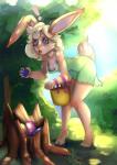 2014 bared_breast basket blonde_hair blue_eyes blush breasts chest_tuft dress easter egg female fur hair hindpaw holidays lagomorph long_ears long_hair mammal nerdbayne nipples open_mouth orange_fur outside paws rabbit sky solo standing thighs tree tuft
Rating: Questionable
Score: 6
User: Fur_in_the_dark
Date: April 16, 2014