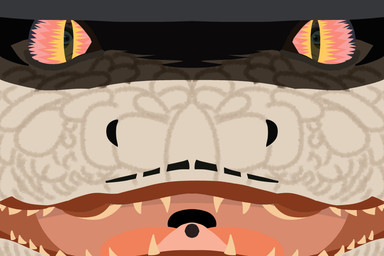 blurred_foreground duo extreme_close-up eyelashes facial_hair fangs female feral flower green_body looking_at_viewer male male/female mustache open_mouth plant purple_flower red_eyes reflection_in_eyes solo tan_body tan_skin teal_eyes teeth yellow_body toiletdestroyer dreamworks kung_fu_panda master_viper rattlesnake_jake green_tree_viper pit_viper rattlesnake reptile scalie snake viper western_diamondback_rattlesnake 3:2 hi_res
