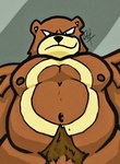 anthro male overweight overweight_male pokemorph pubes solo bar_gheist nintendo pokemon generation_2_pokemon mammal pokemon_(species) ursaring