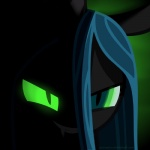 female feral grin looking_at_viewer smile solo ponyecho friendship_is_magic hasbro my_little_pony queen_chrysalis_(mlp) arthropod changeling 1:1 2014