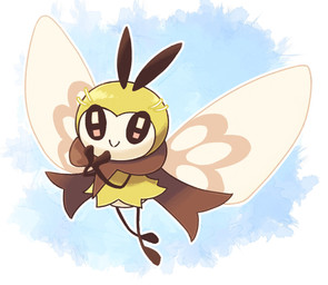 ambiguous_gender solo stick_calves stick_legs stick_thighs thin_calves thin_legs thin_thighs wings reis94618 nintendo pokemon generation_7_pokemon pokemon_(species) ribombee 2016 hi_res