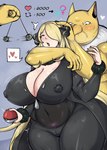 absurd_res anthro assertive_female assertive_male big_breasts black_clothing black_coat black_topwear blonde_hair blush bodily_fluids breasts chokehold clothing coat curvy_figure cynthia_(pokemon) defeated_heroine erect_nipples_under_clothes female generation_1_pokemon group hair heart_symbol hi_res huge_breasts human human_focus hypno_(pokemon) hypnosis imminent_sex interspecies long_hair male male/female mammal mind_control nintendo open_mouth pendulum pokeball pokemon pokemon_(species) pokemon_champion pokephilia questionable_consent shared_reaction sweat tapeworm_(artist) topwear trio wide_hips