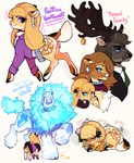 antlers bangs blonde_hair blue_body blue_eyes blue_fur blunt_bangs bodily_fluids brown_body brown_fur clothed clothing ear_piercing ear_ring female feral feralized fur hair horn husband_and_wife male married_couple piercing ring_piercing sad side_view smile tears yellow_body yellow_fur maltiuu disney gravity_falls archibald_corduroy pacifica_northwest preston_northwest priscilla_northwest deer draft_horse equid equine ghost horse mammal shire spirit absurd_res hi_res daughter_(lore) father_(lore) father_and_child_(lore) father_and_daughter_(lore) mother_(lore) mother_and_child_(lore) mother_and_daughter_(lore) parent_(lore) parent_and_child_(lore) parent_and_daughter_(lore)