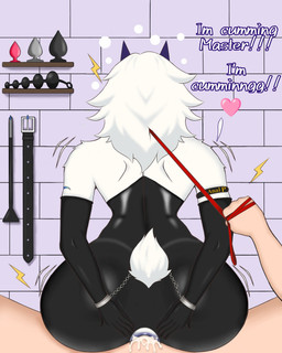 anal anal_beads anal_penetration announcing_orgasm anthro anthro_penetrated anus armlet armwear bdsm bdsm_gear belt big_butt blue_anus blue_markings bodily_fluids butt butt_cutout buttplug clothed clothing cuff_(restraint) cum cum_in_ass cum_inside cutout deep_penetration dialogue dominant dominant_human dominant_male duo ear_markings easy_access ejaculation elbow_gloves female female_anthro female_focus female_penetrated first_person_view floppy_ears fur genital_fluids gloves hair hand_on_butt hand_on_own_butt handcuffed handcuffs handwear heart_symbol human_on_anthro human_penetrating human_penetrating_anthro human_pov interspecies latex latex_armwear latex_clothing latex_elbow_gloves latex_gloves latex_handwear latex_skinsuit leash leash_pull lop_ears male male/female male_human male_penetrating male_penetrating_female male_pov markings master master/pet metal_cuffs moan penetration penile penile_penetration penis_in_ass petplay plug_(sex_toy) rear_view restraints roleplay scut_tail sex sex_dungeon sex_toy short_tail skinsuit solo_focus strategically_placed_hole submissive submissive_anthro submissive_female tail talking_to_viewer text tight_clothing topless topless_anthro topless_female wall_(structure) white_body white_fur white_hair scarabeo league_of_legends riot_games tencent kindred_(lol) lamb_(lol) bovid caprine human mammal 2024 alternate_version_at_source colored digital_drawing_(artwork) digital_media_(artwork) english_text hi_res