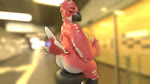 ambiguous_gender anthro beak big_butt black_beak blue_body blurred_background butt butt_crush crush duo feathers female furniture larger_female looking_back micro red_body side_view size_difference smaller_ambiguous stool tail tail_feathers twoscale avian bird mammal 16:9 2018 3d_(artwork) 3d_animation animated digital_media_(artwork) hi_res no_sound short_playtime webm widescreen