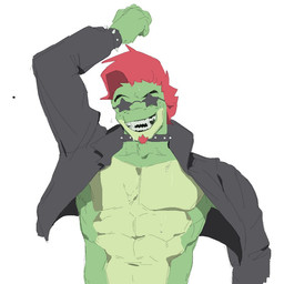 abs anthro beard bodily_fluids bracelet clothed clothing collar eyebrows eyewear facial_hair flying_sweatdrops green_body green_scales hair jewelry male mohawk muscular muscular_anthro muscular_male navel open_clothing open_mouth open_shirt open_smile open_topwear pecs red_hair scales sharp_teeth shirt simple_background smile solo spiked_bracelet spiked_collar spikes star_sunglasses sunglasses sweat sweatdrop teeth topwear white_background kogito five_nights_at_freddy's five_nights_at_freddy's:_security_breach roblox scottgames steel_wool_studios montgomery_gator alligator alligatorid crocodilian reptile scalie 1:1 digital_media_(artwork)