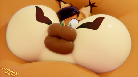 air_inflation anthro big_cheeks black_hair brown_body brown_ears brown_lips cheek_expansion expansion eyelashes female green_eyes hair huge_cheeks hyper hyper_cheeks hyper_inflation hyper_lips inflation lip_expansion lips puffed_cheeks solo sunken_head tan_inner_ear thick_lips three-quarter_view jiant101 archie_comics sega sonic_the_hedgehog_(archie) sonic_the_hedgehog_(comics) sonic_the_hedgehog_(series) nicole_the_lynx felid feline lynx mammal 2025 3d_(artwork) colored digital_media_(artwork) headshot_portrait hi_res portrait shaded